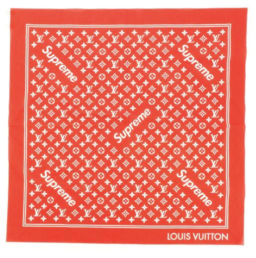  Louis Vuitton X Supreme Square Scarf
