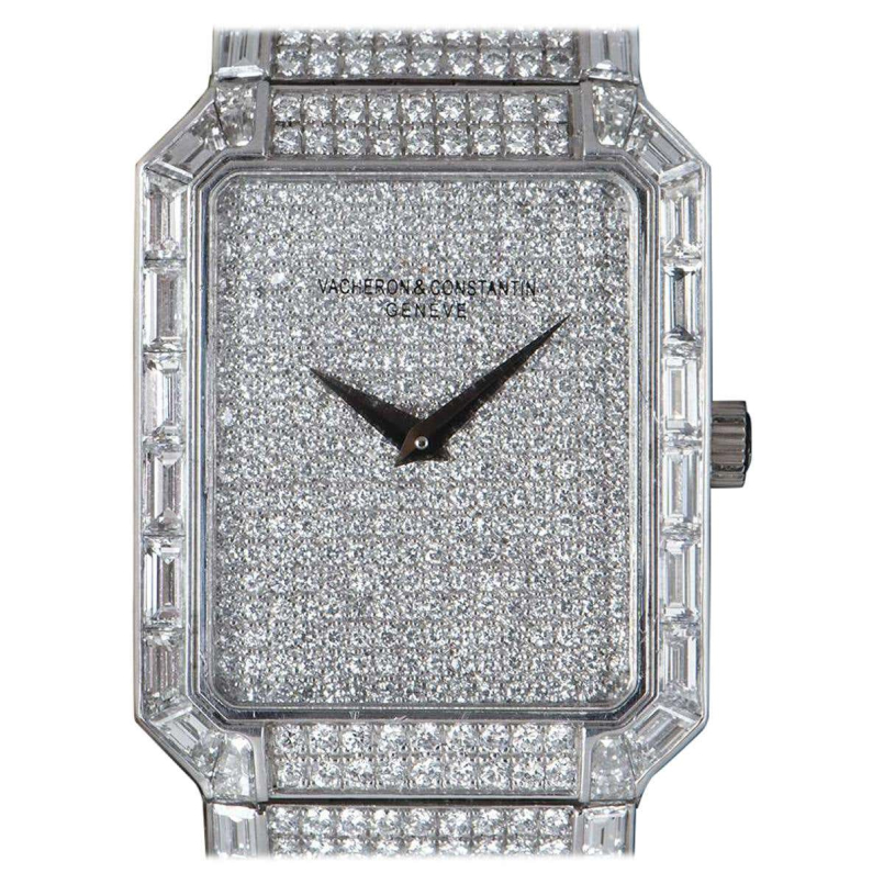 Kalla Sovereign Fully Loaded Platinum Pave Diamond Dial