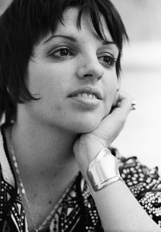 Liza Minelli in a Bone Cuff in 1972.