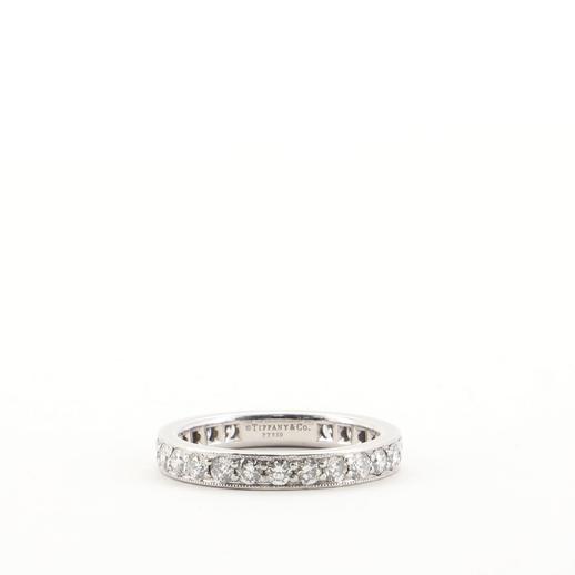 Legacy Band Ring in Platinum with Diamonds