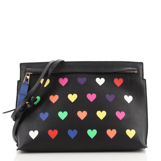 Loewe Flat Crossbody Bag Printed Leather