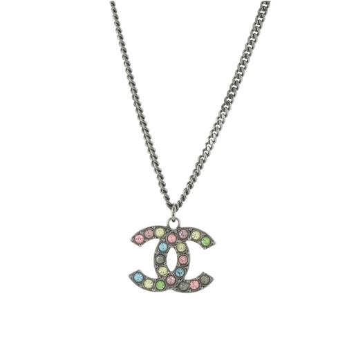 Chanel Rainbow CC Pendant Necklace