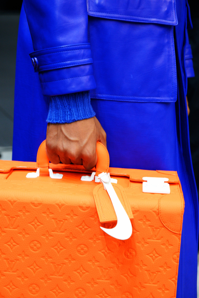 louis vuitton orange backpack