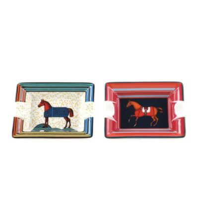 Rocabar a Cheval Set of 2 Mini Ashtrays