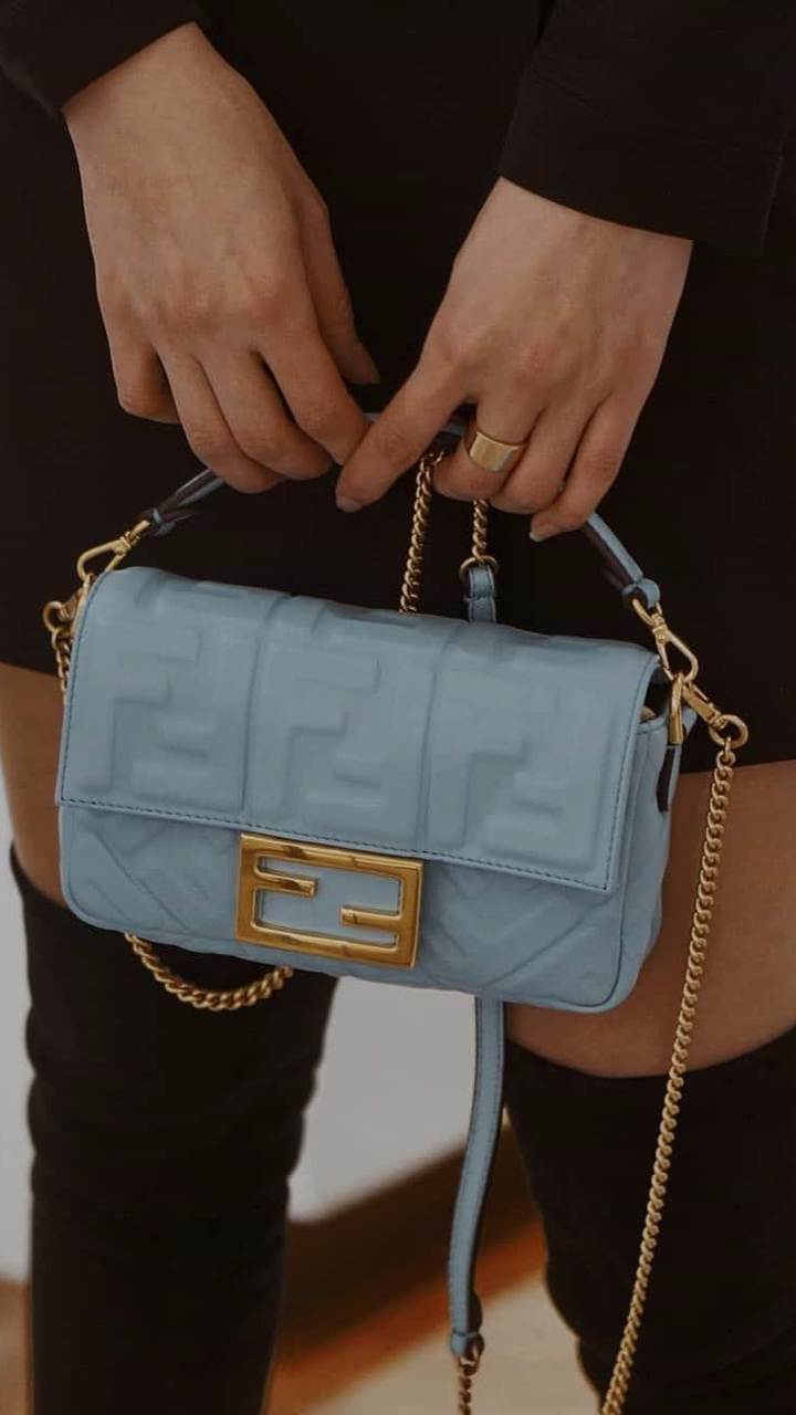 This Week, A Fendi Mini Has Its Moment Right Alongside A Certain Celeb's  Enormous Engagement Ring - PurseBlog