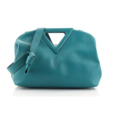 BOTTEGA VENETA Point Small Leather Bag in Mallard