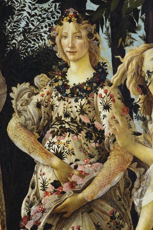 Botticelli Primavera Flora