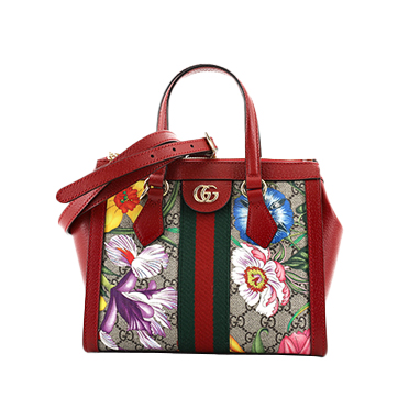 Gucci Ophidia Centennial GG Flower Canvas Medium Tote Bag