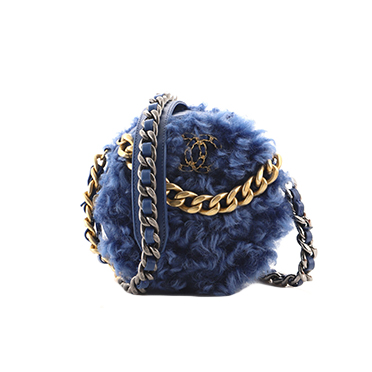 Chanel Round 19 Denim Bag