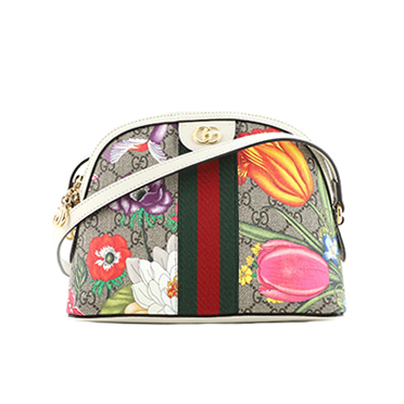 Gucci Ophidia Dome Shoulder Bag Flora GG