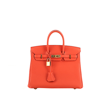 Privé Porter - Rouge Casaque vs Rouge Vif in Hermès 25cm Birkin