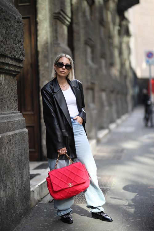 chanel 19 bag street style