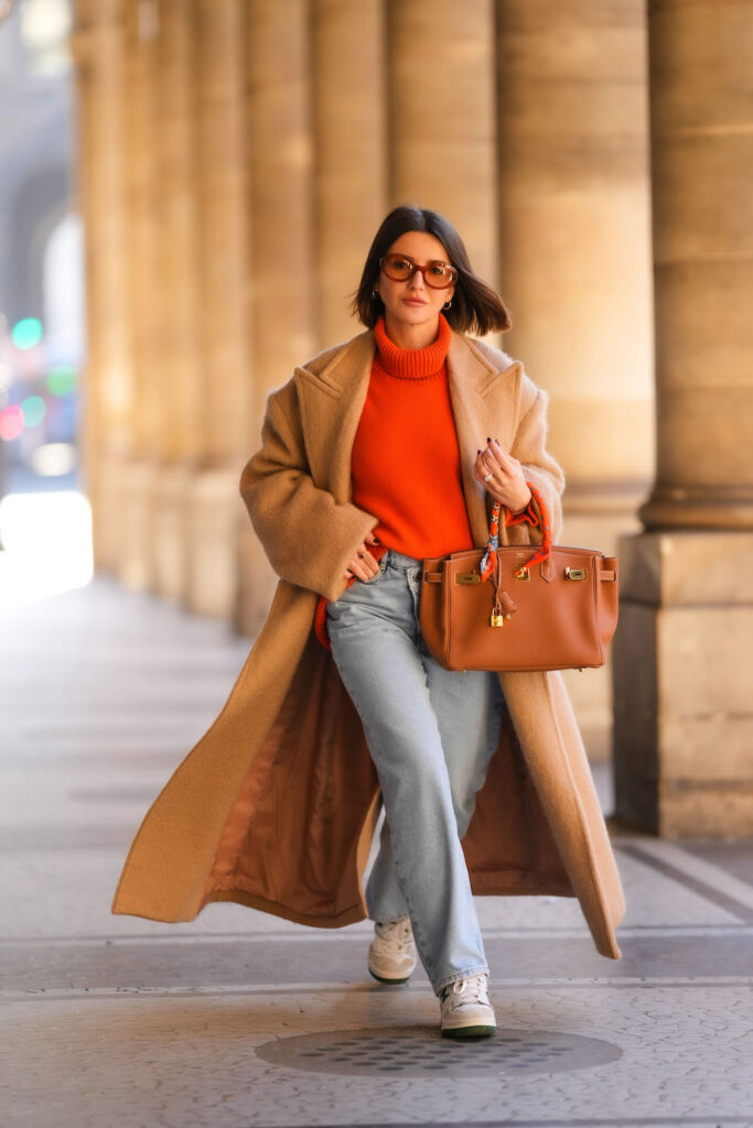 Hermes Birkin 30 Orange Crocodile Bag Palladium Hardware