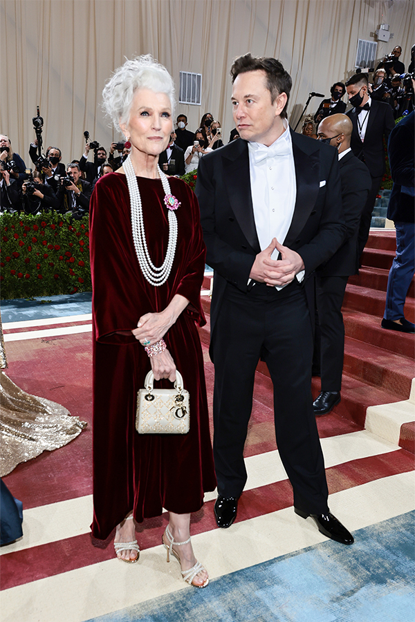 Maye Musk and Elon Musk Met Gala 2022