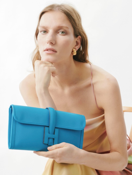 Turqoise Hermes Clutch