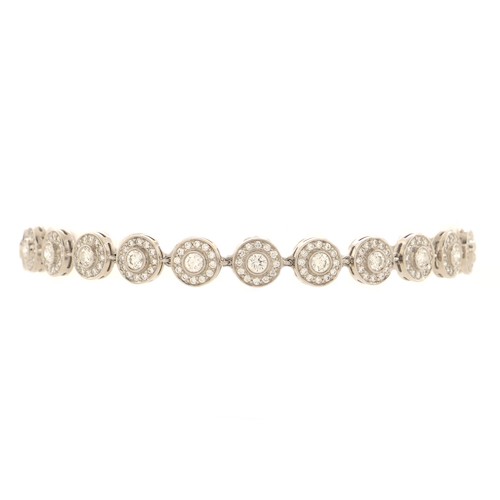 Tiffany & Co. Circlet Tennis Bracelet Platinum and Diamonds