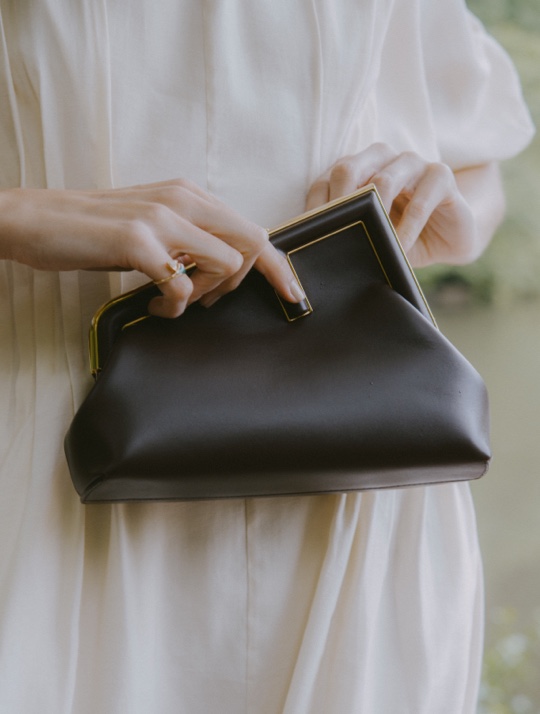 Fendi First Small - Black leather bag