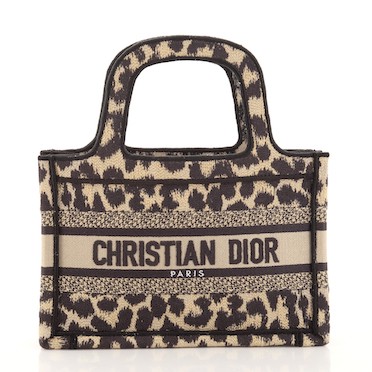 dior book tote size comparison