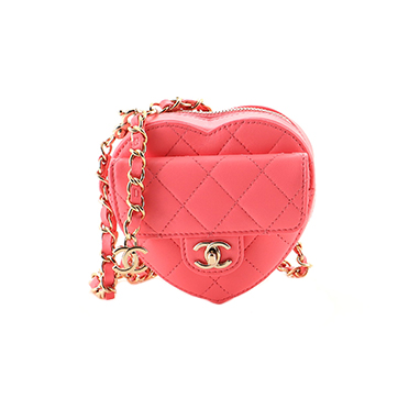 Chanel Rare in Love Heart Crossbody Bag 2022