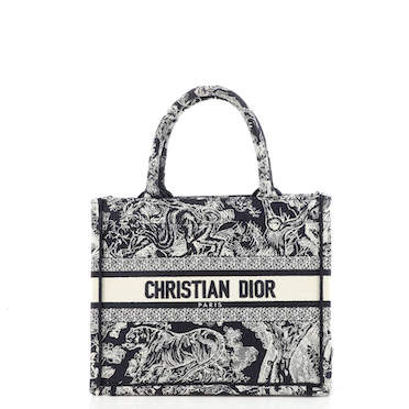 A Christian Dior Book Tote Size Guide - Academy by FASHIONPHILE