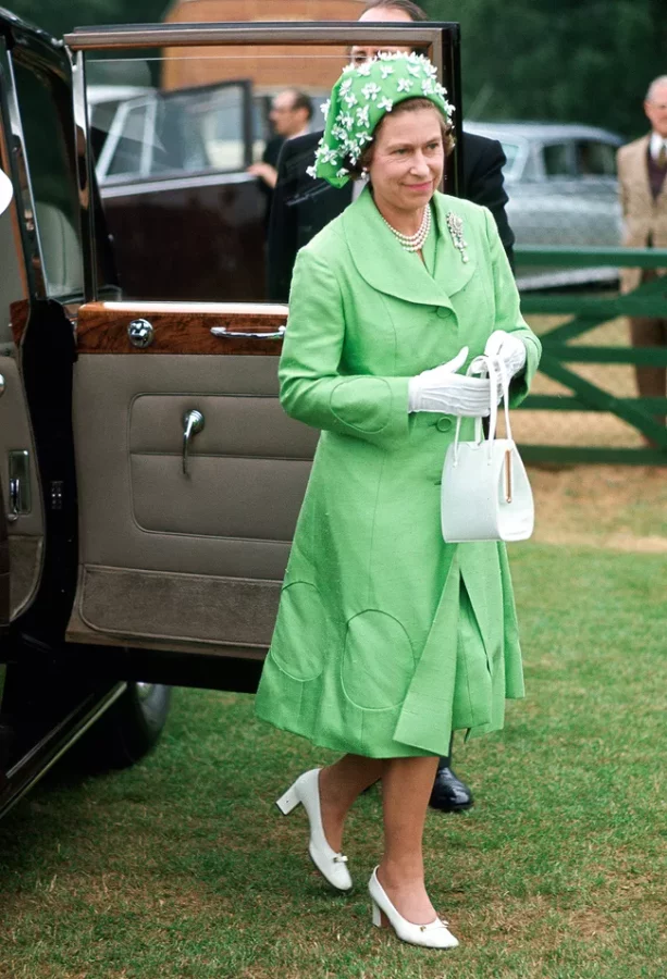 Queen Elizabeth's Gold Launer Handbag