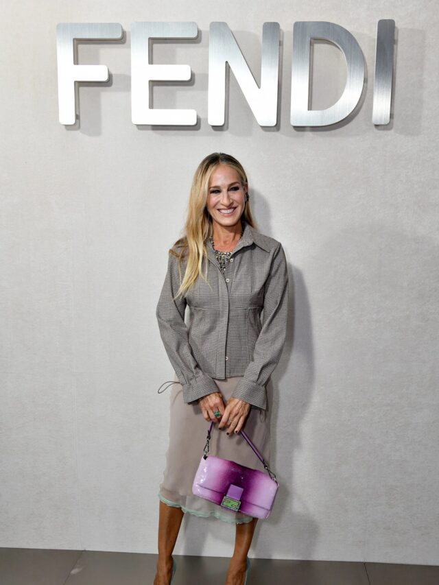 Sarah Jessica Parker, Kim Kardashian, Kate Moss, and More With Their Fendi Baguettes