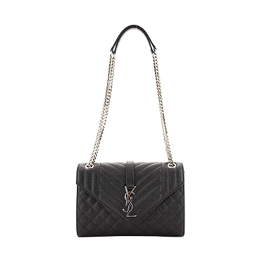 NEW Saint Laurent Envelope Wallet On Chain Bag Mixed Matelasse