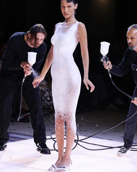 See Bella Hadid Walk Through Fashion Month