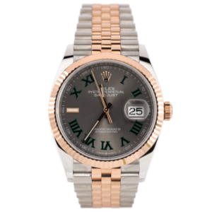 Product image of a Rolex Oyster Perpetual Datejust Wimbledon Automatic Watch Stainless Steel and Rose Gold 36 