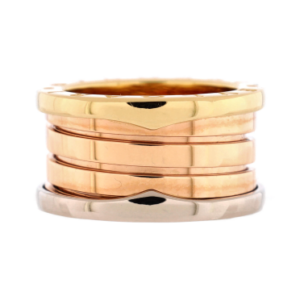 Product image of a Bvlgari B.Zero1 Four Band Ring 18K Tricolor Gold 