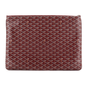 Product image of a Goyard Senat Zip Pouch Coated Canvas GM 