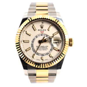 Product image of a Rolex Sky-Dweller Oyster Perpetual Chronometer Automatic Watch Stainless Steel and Yellow Gold 42 
