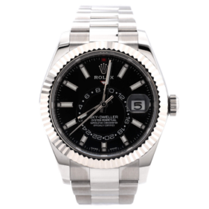 Product image of a Rolex Sky-Dweller Oyster Perpetual Chronometer Automatic Watch Stainless Steel and White Gold 42 