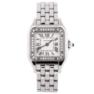 Product image of a Cartier Panthere de Cartier Quartz Watch Stainless Steel with Diamond Bezel 22