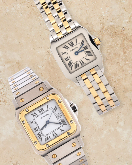 Cartier santos first 2025 wristwatch