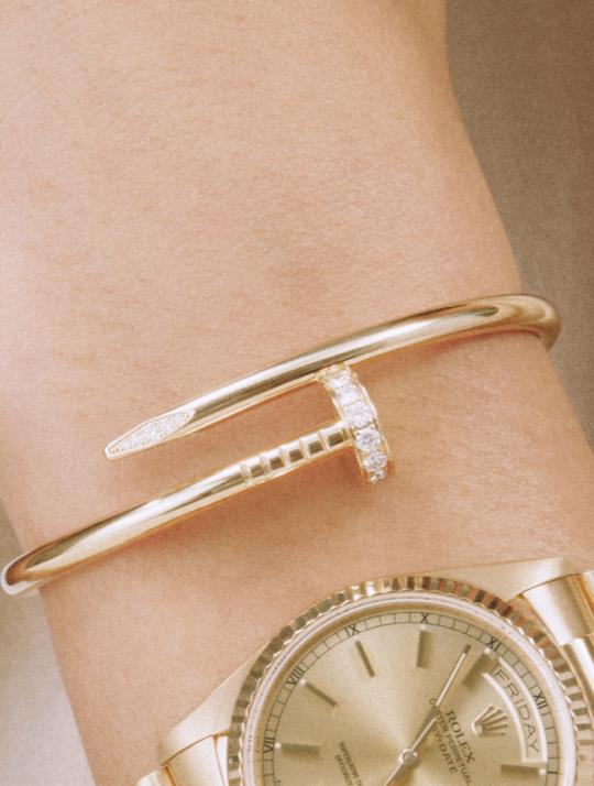 Cartier Juste Un Clou White Gold and Diamond Bracelet – CIRCA