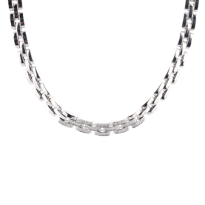 Product image of a Cartier Maillon Panthere Necklace 18K White Gold with Diamonds 