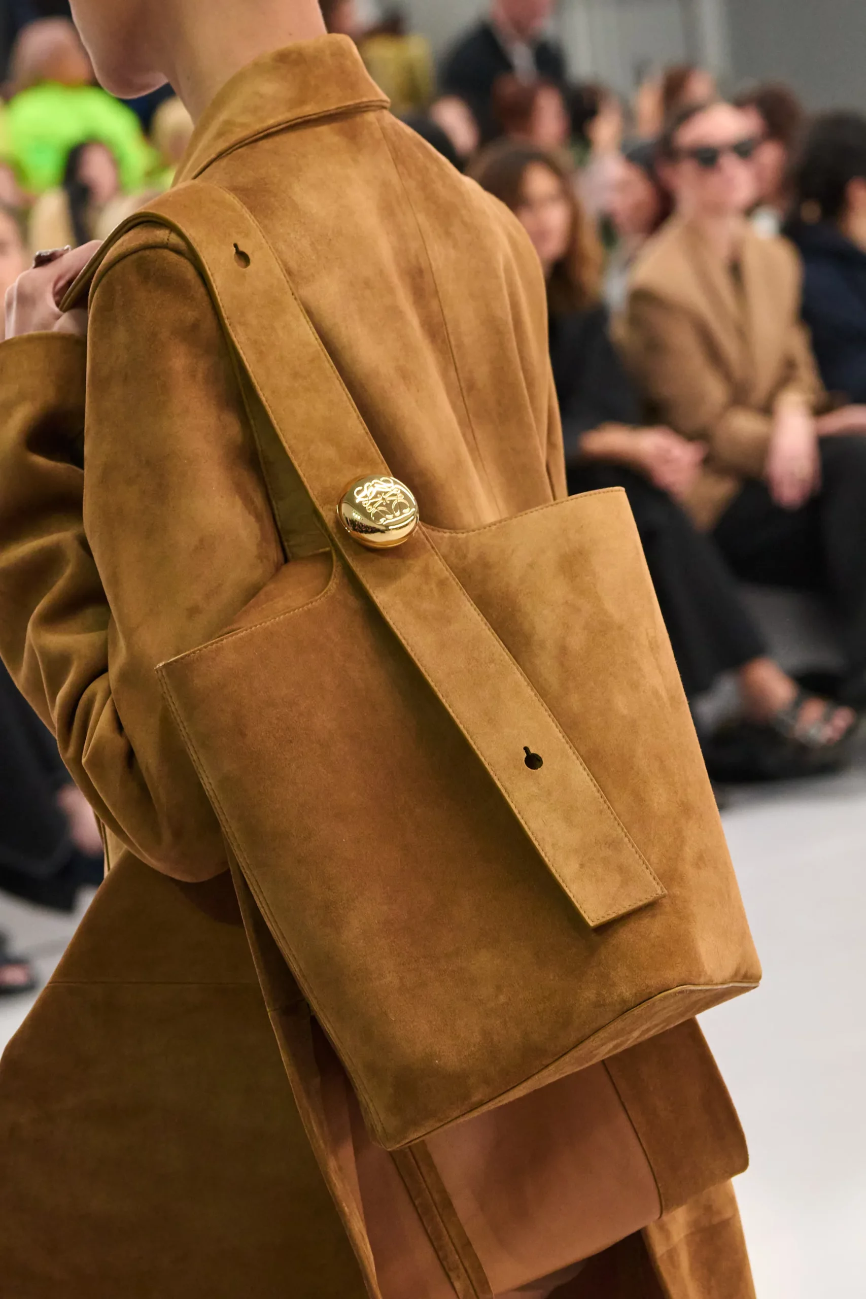 Loewe suede bag online