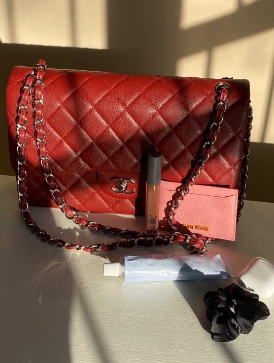 chanel classic bag size
